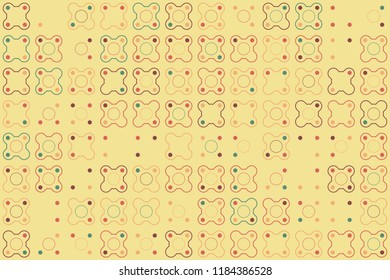 Beautiful geometric pattern design 