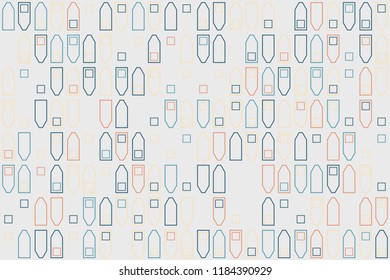 Beautiful geometric pattern design 