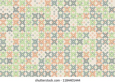 Beautiful geometric pattern design 