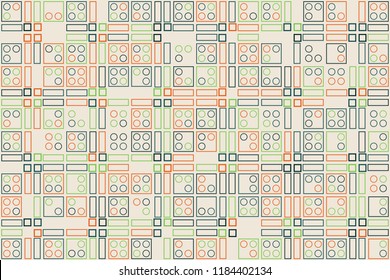 Beautiful geometric pattern design 