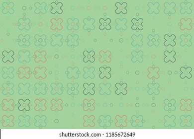 Beautiful geometric pattern design 