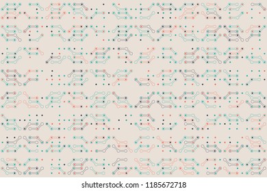Beautiful geometric pattern design 