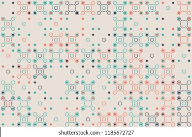 Beautiful geometric pattern design 