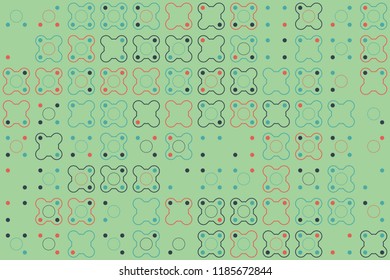 Beautiful geometric pattern design 