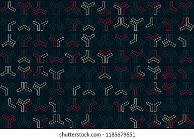 Beautiful geometric pattern design 