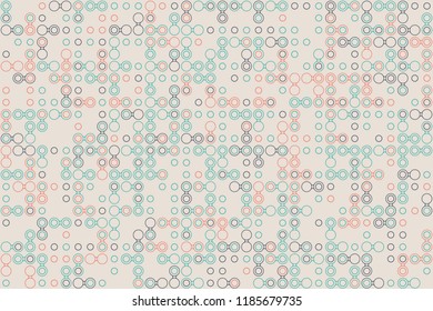 Beautiful geometric pattern design 