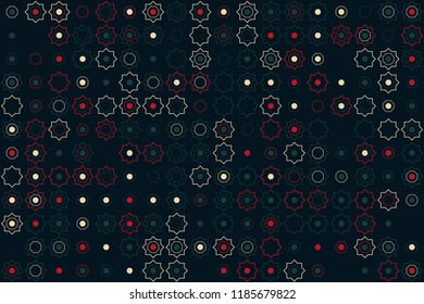 Beautiful geometric pattern design 