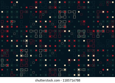 Beautiful geometric pattern design 