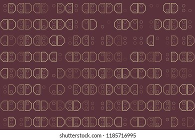Beautiful geometric pattern design 