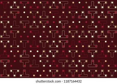 Beautiful geometric pattern design 