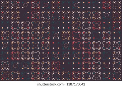 Beautiful geometric pattern design 