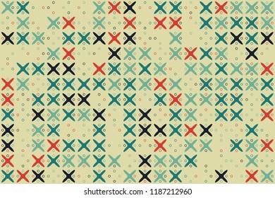 Beautiful geometric pattern design 