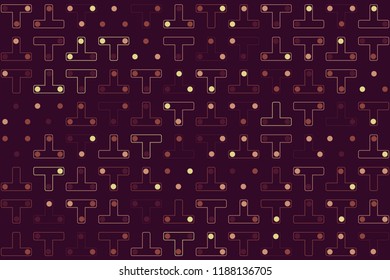 Beautiful geometric pattern design 