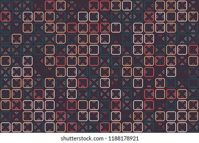 Beautiful geometric pattern design 