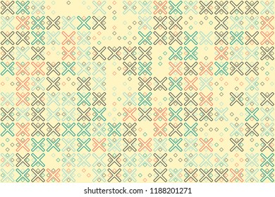 Beautiful geometric pattern design 