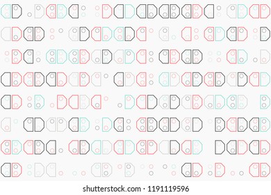 Beautiful geometric pattern design 