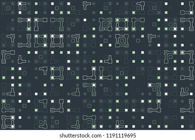 Beautiful geometric pattern design 