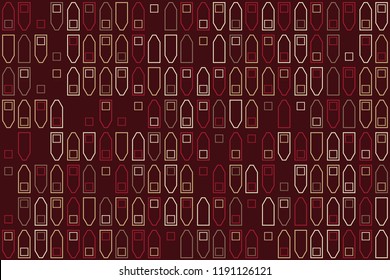 Beautiful geometric pattern design 