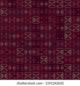 Beautiful geometric pattern design 