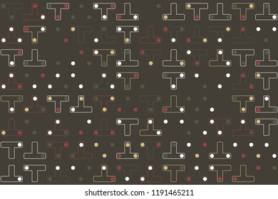 Beautiful geometric pattern design 