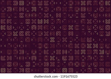 Beautiful geometric pattern design 