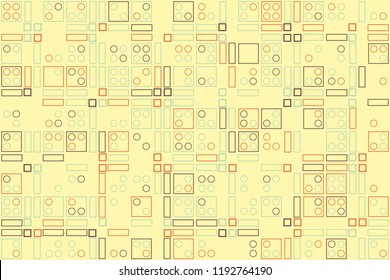 Beautiful geometric pattern design 