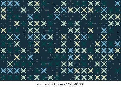 Beautiful geometric pattern design 