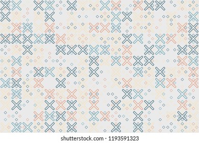 Beautiful geometric pattern design 