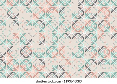 Beautiful geometric pattern design 