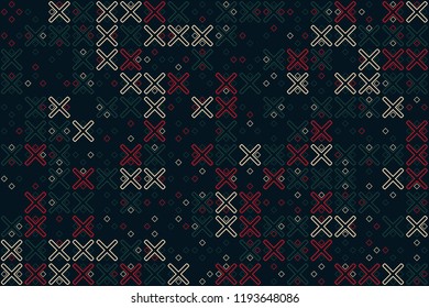 Beautiful geometric pattern design 