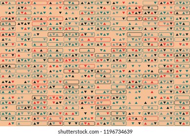 Beautiful geometric pattern design 