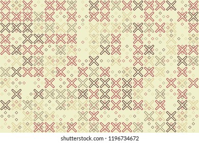 Beautiful geometric pattern design 
