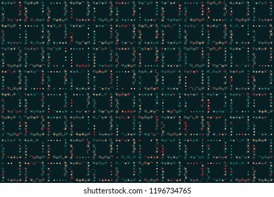 Beautiful geometric pattern design 
