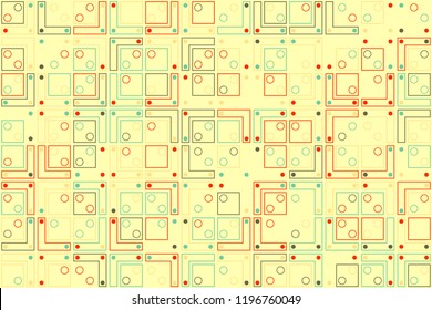 Beautiful geometric pattern design 