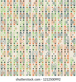 Beautiful geometric pattern design 