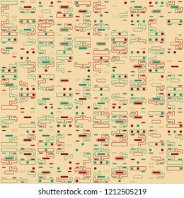 Beautiful geometric pattern design 