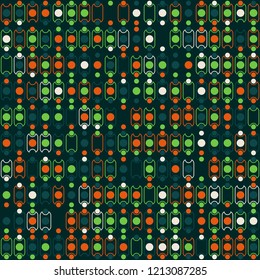 Beautiful geometric pattern design 