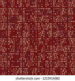 Beautiful geometric pattern design 