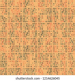 Beautiful geometric pattern design 