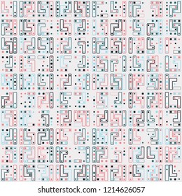 Beautiful geometric pattern design 