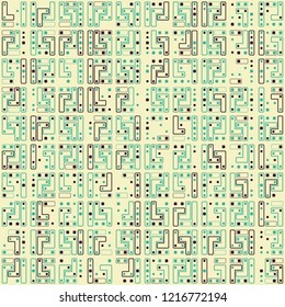 Beautiful geometric pattern design 