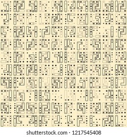Beautiful geometric pattern design 