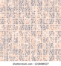 Beautiful geometric pattern design 