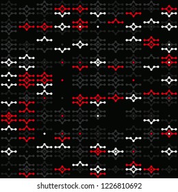 Beautiful geometric pattern design 