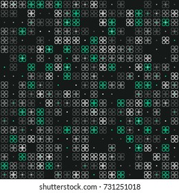 Beautiful geometric pattern design 