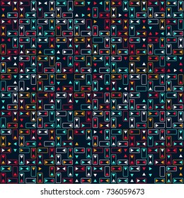 Beautiful geometric pattern design 