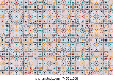 Beautiful geometric pattern design 