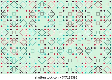 Beautiful geometric pattern design 