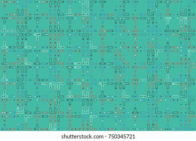 Beautiful geometric pattern design 