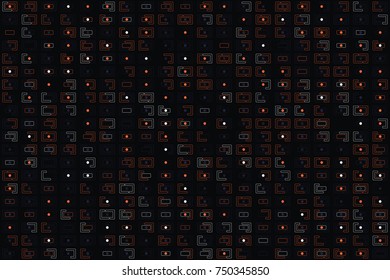 Beautiful geometric pattern design 